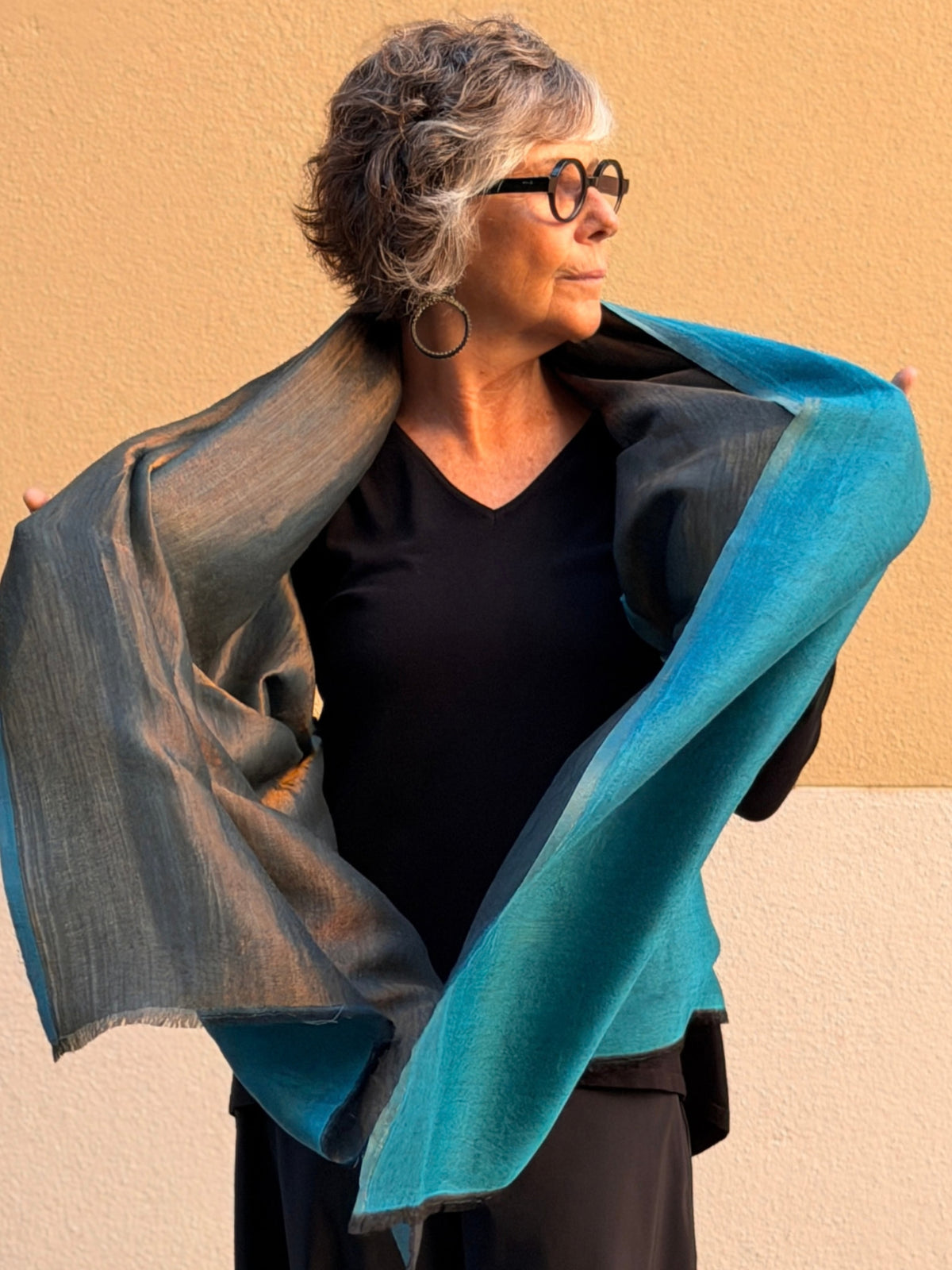 Pashmina de caixmir Zari 200 x 80 cm