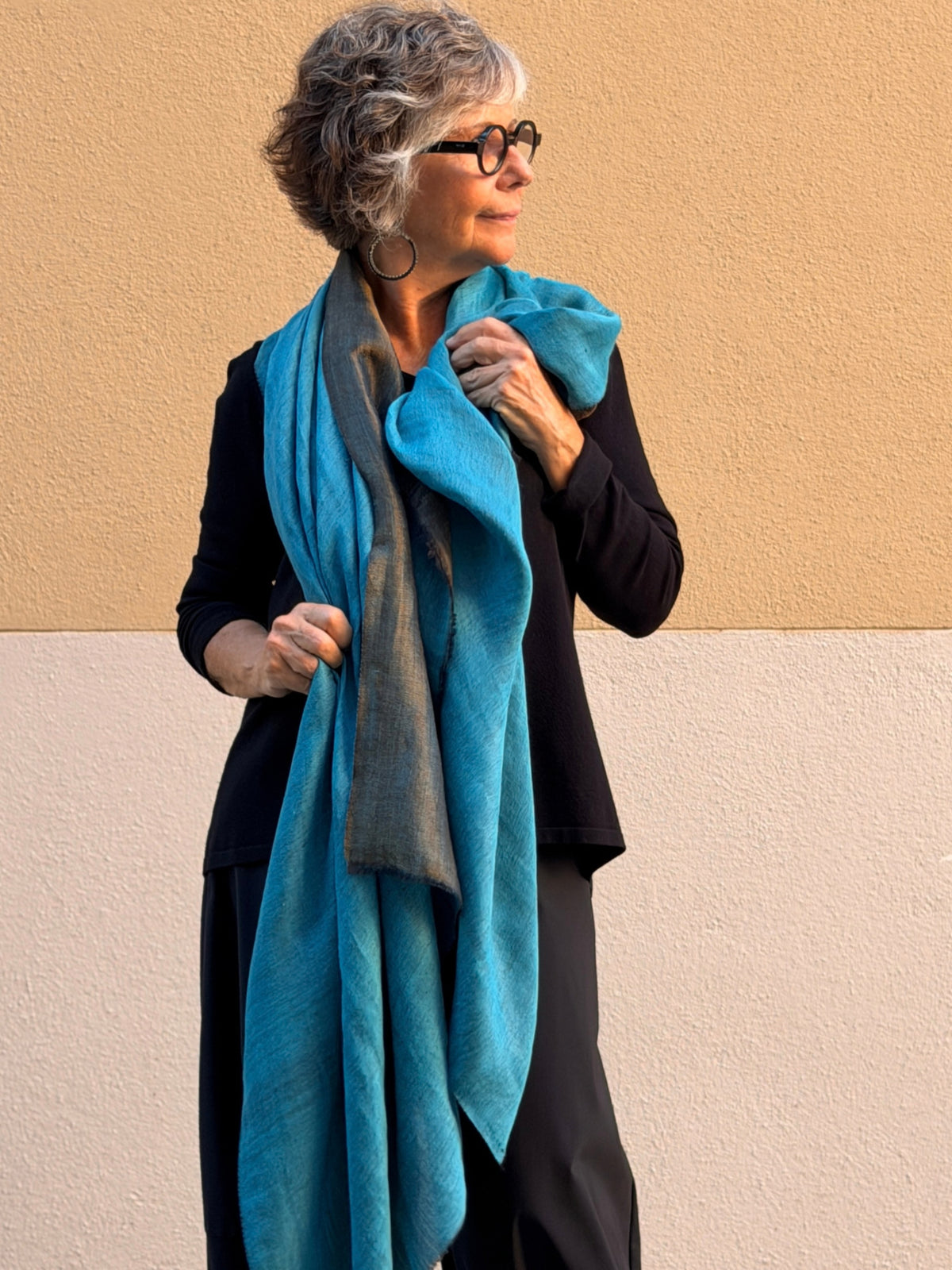 Pashmina de caixmir Zari 200 x 100 cm