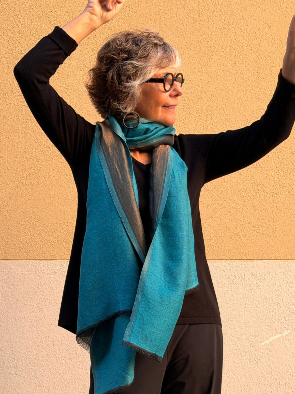 Pashmina de caixmir Zari 200 x 80 cm