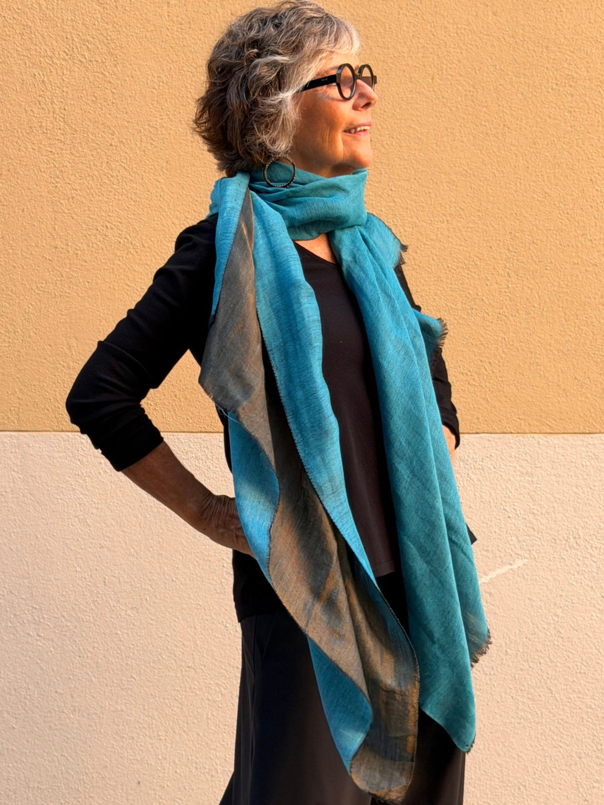 Pashmina de caixmir Zari 200 x 100 cm