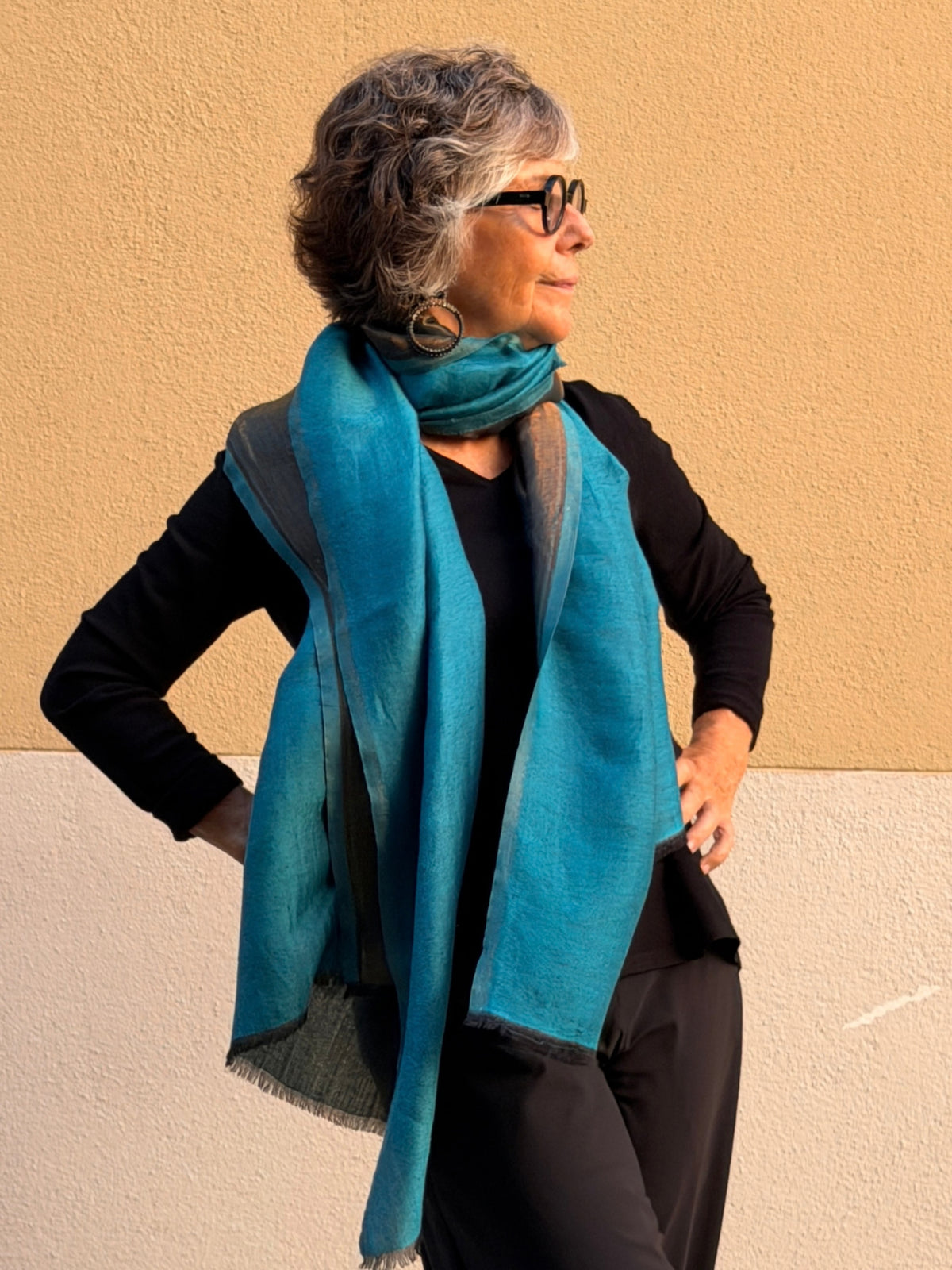 Pashmina de caixmir Zari 200 x 80 cm