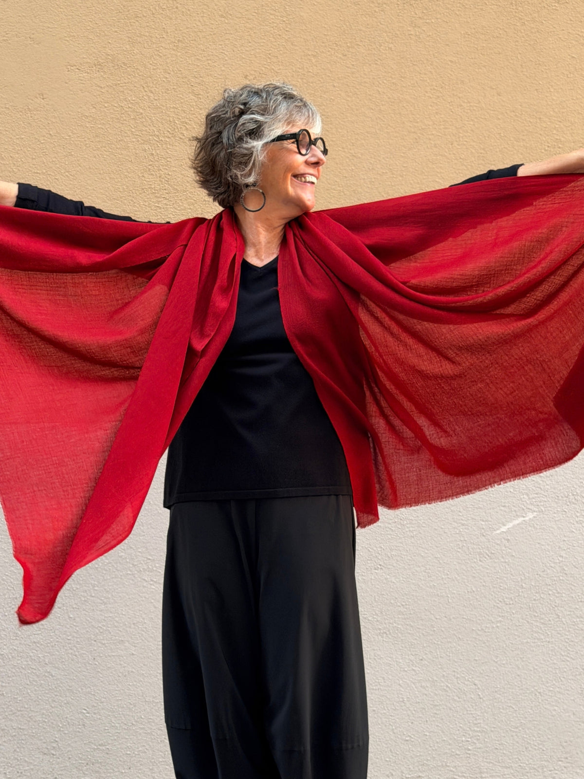 Pashmina de caixmir llisa