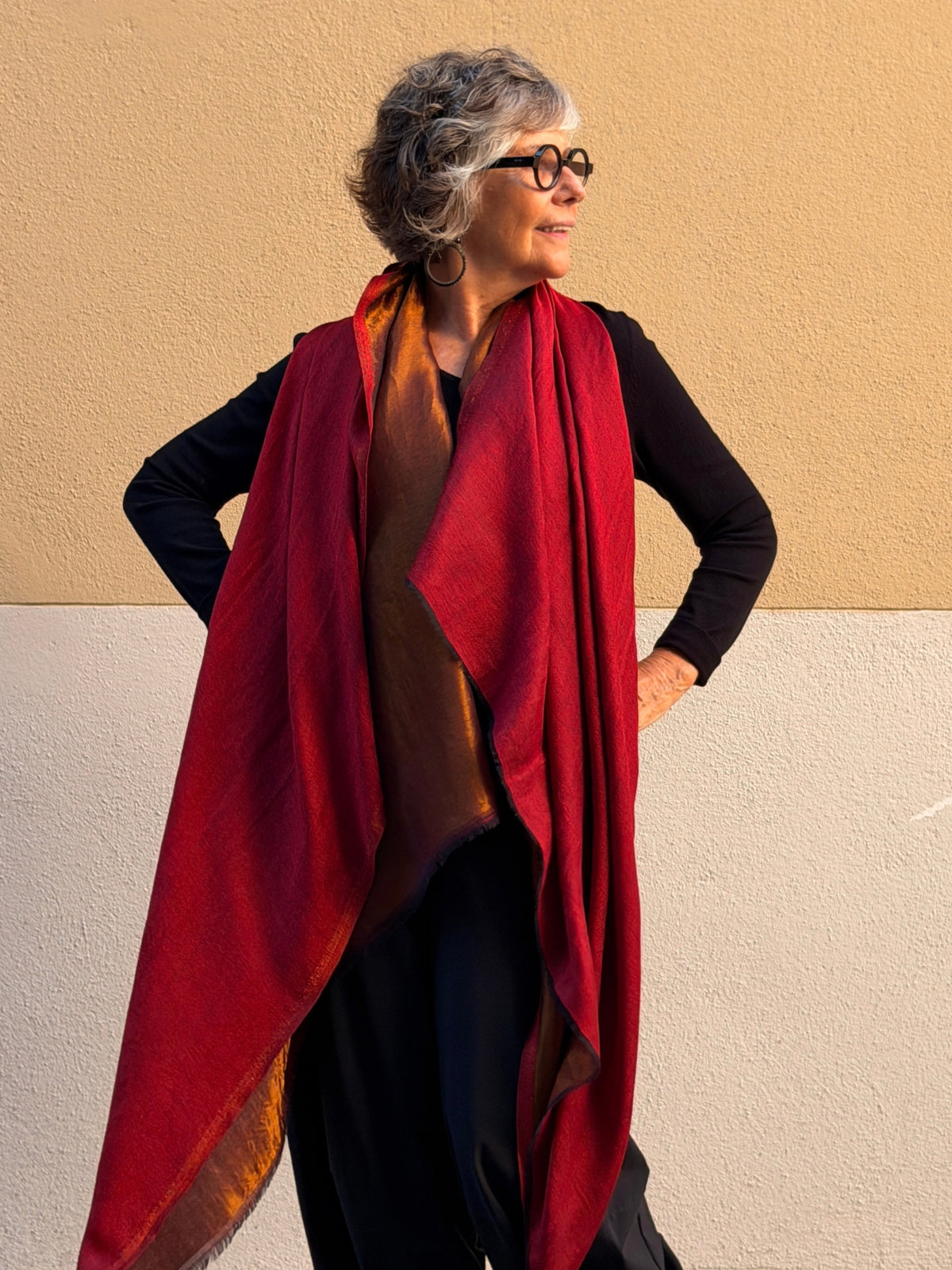 Pashmina de caixmir Zari 200 x 100 cm