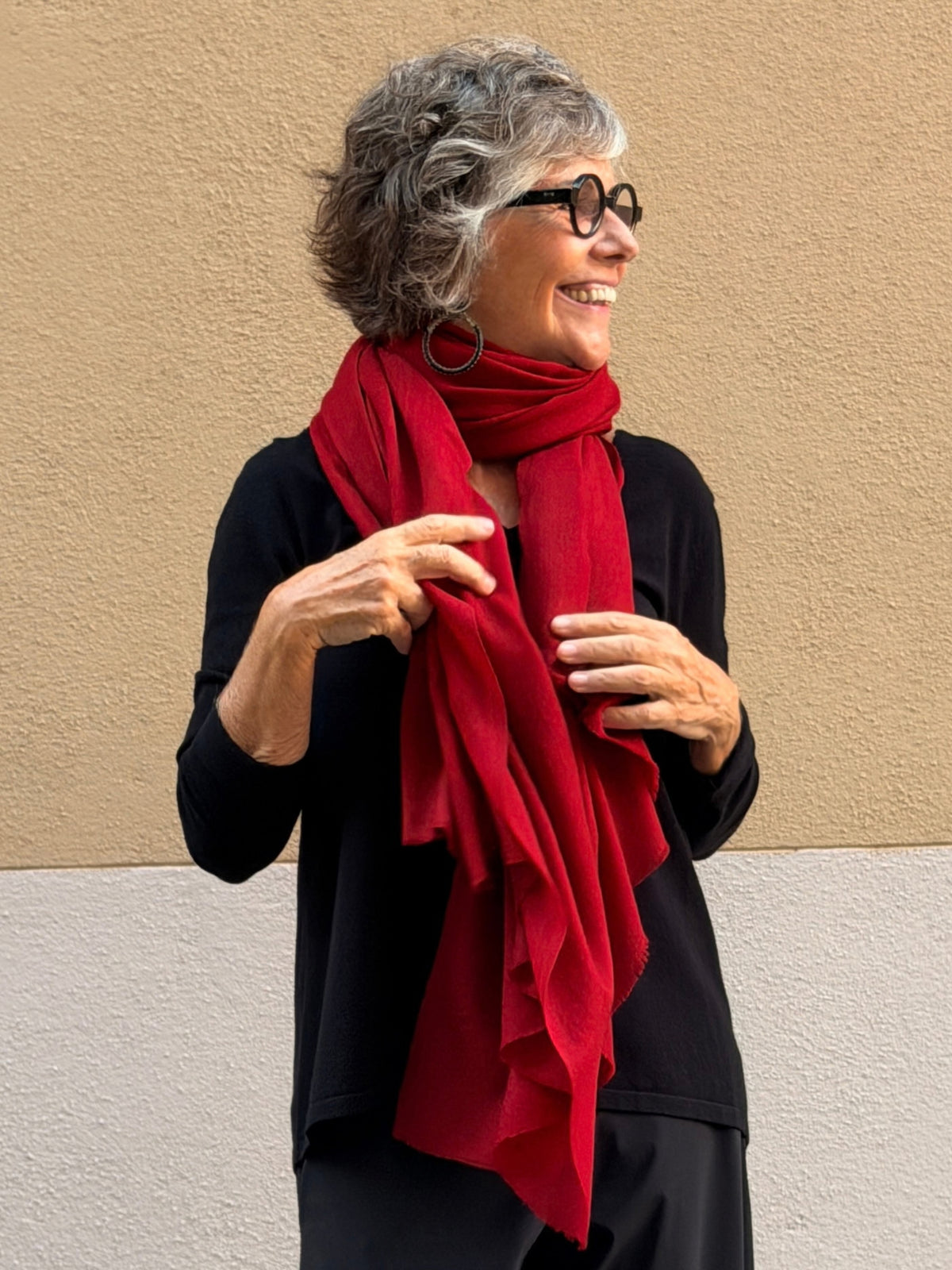 Pashmina de caixmir llisa