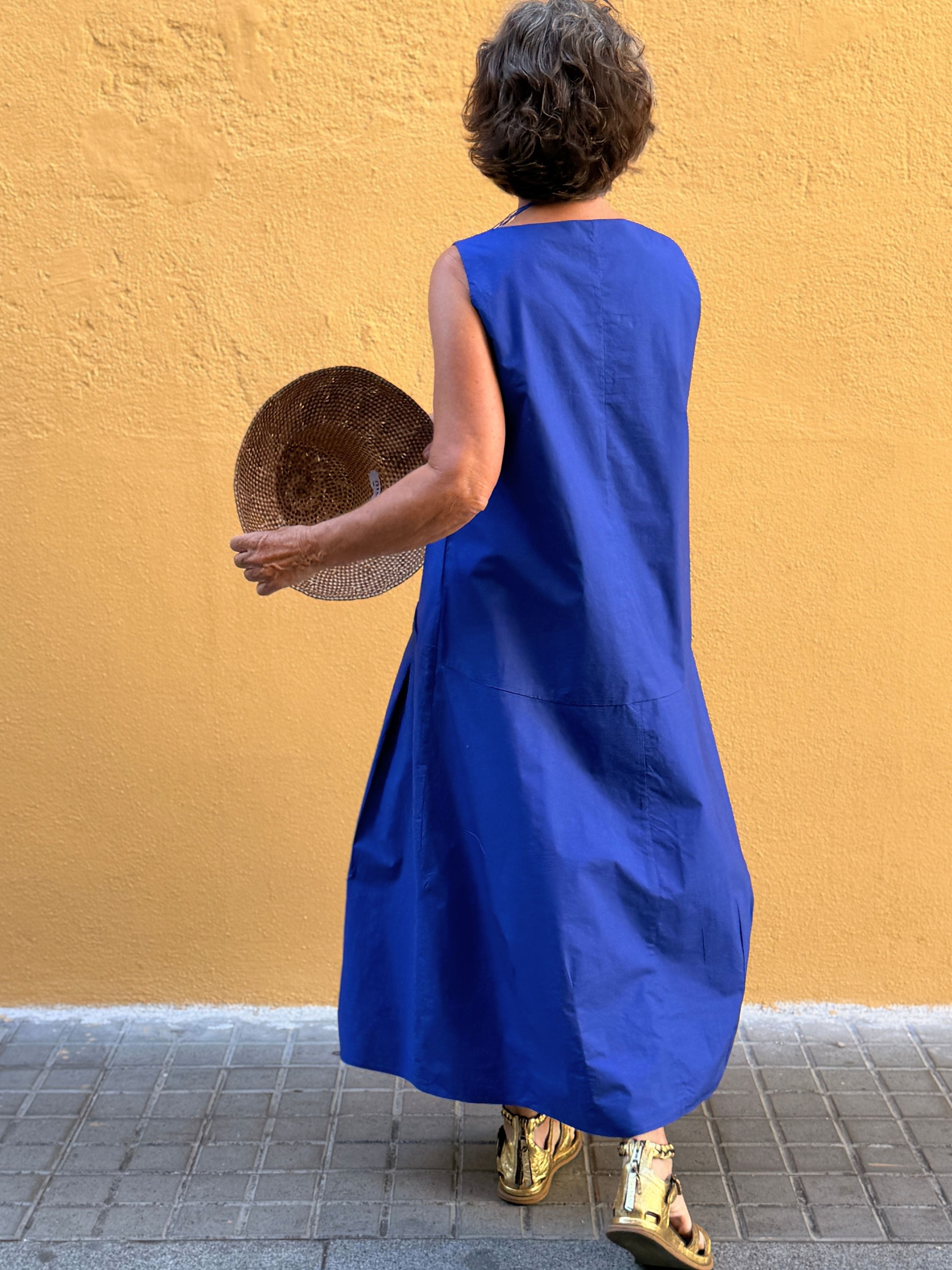 Vestit Tasche — cotó italià lleuger amb butxaques grans