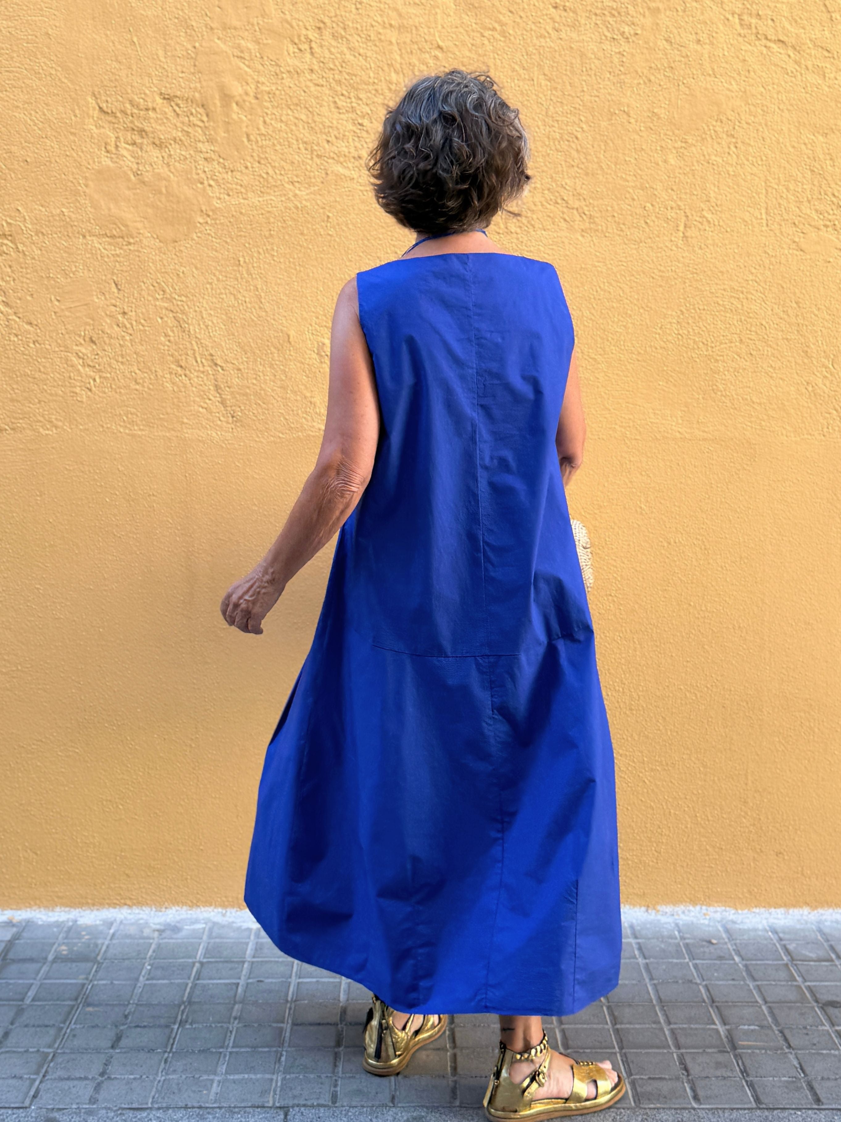 Vestit Tasche — cotó italià lleuger amb butxaques grans