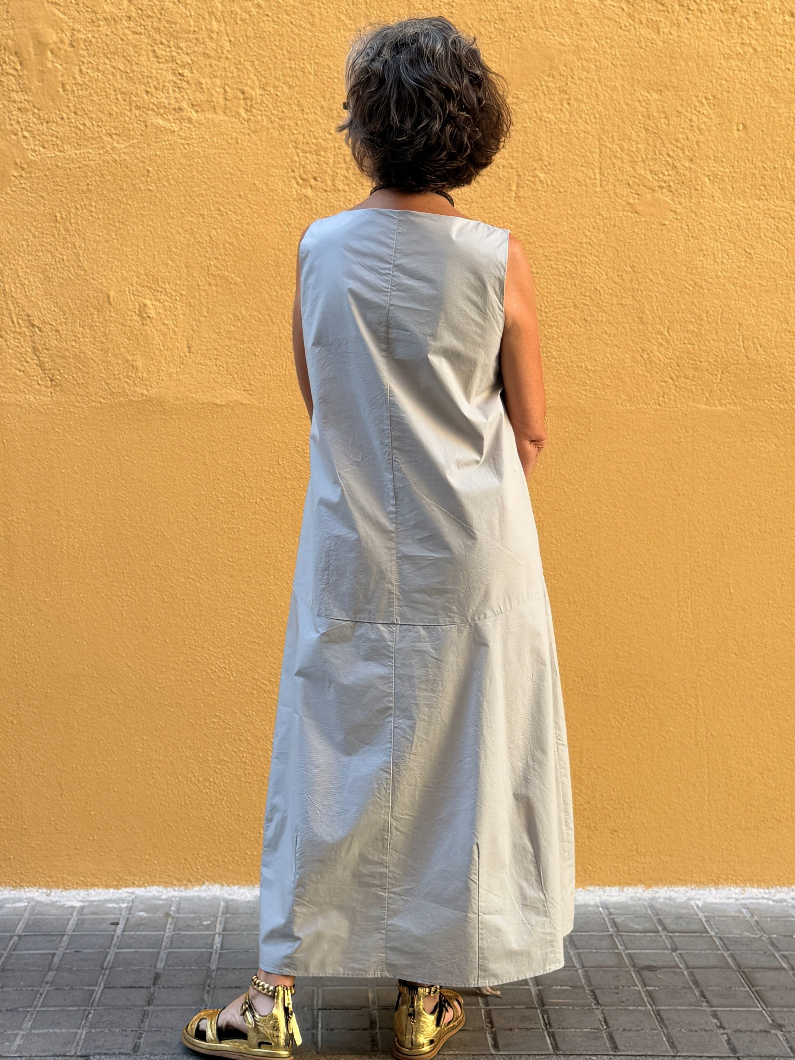 Vestit Tasche — cotó italià lleuger amb butxaques grans